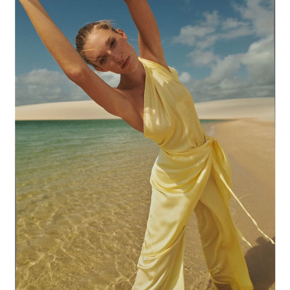 BNWT Baobab Marea Alegria Yellow Jumpsuit